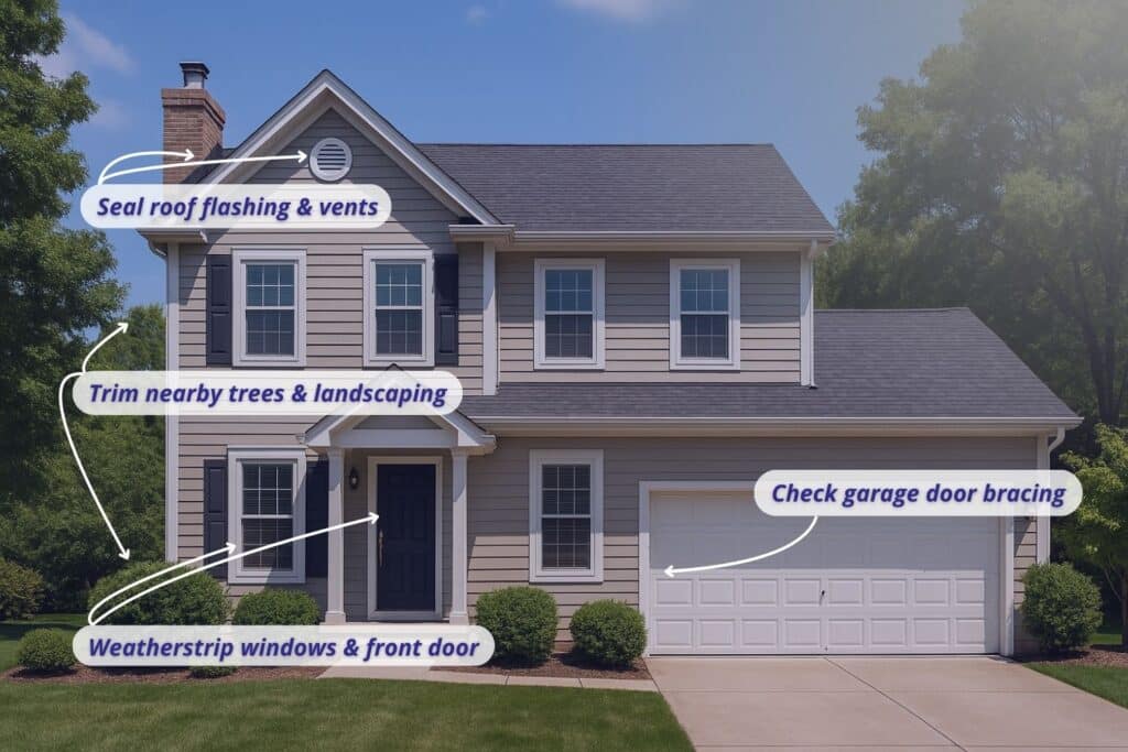 home maintenance to create tornado readiness
